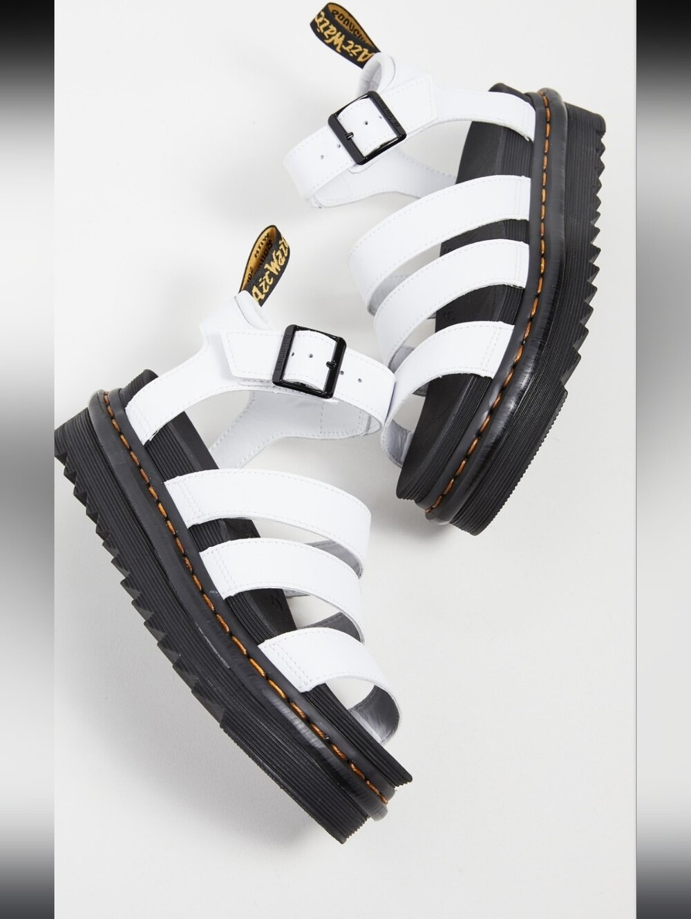 Dr. Marten's White Strappy Sandal Air Wair - Size 7- Like New